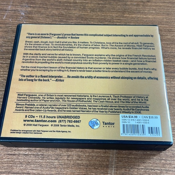 Audiobook, The Ascent of Money by Niall Ferguson - Picture 2 of 4